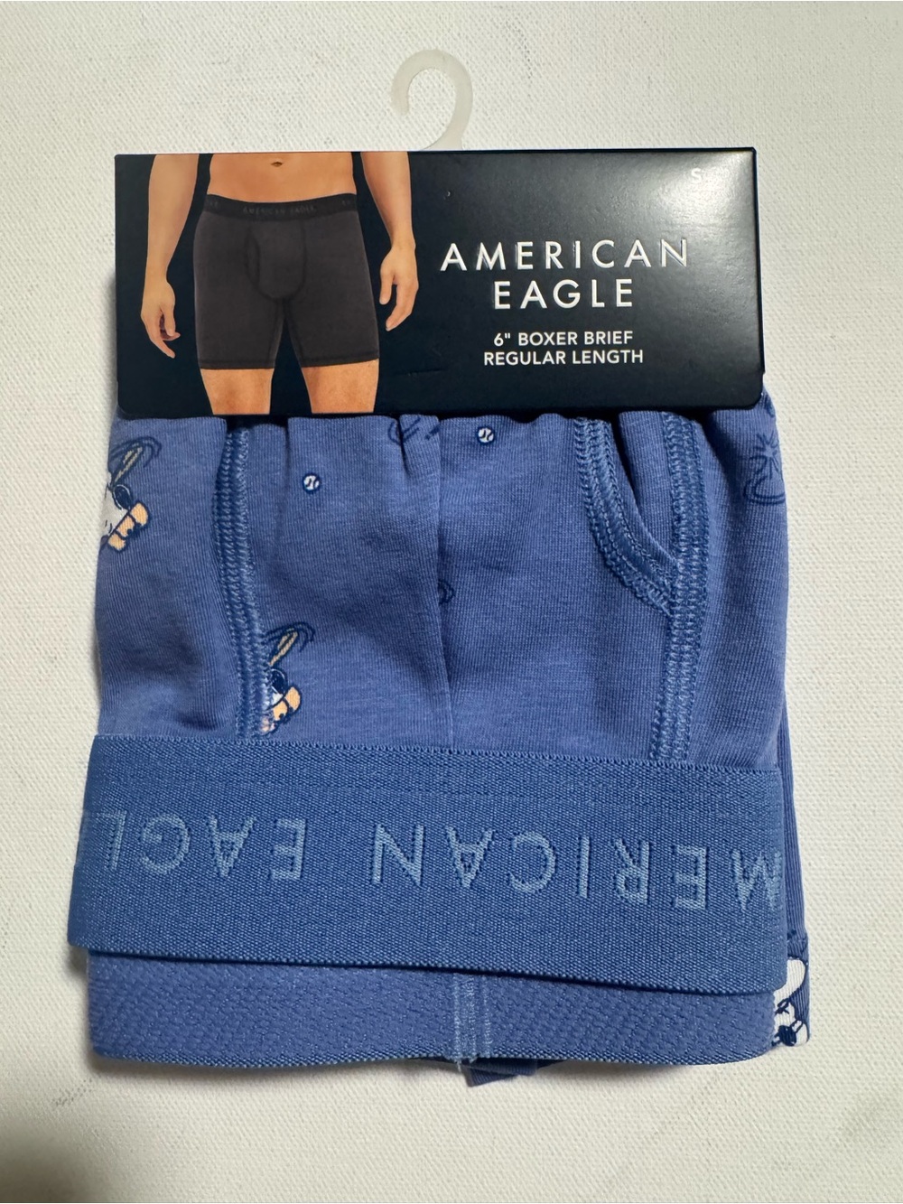 Snoopy Boxer Briefs Mens Small American Eagle Baseball